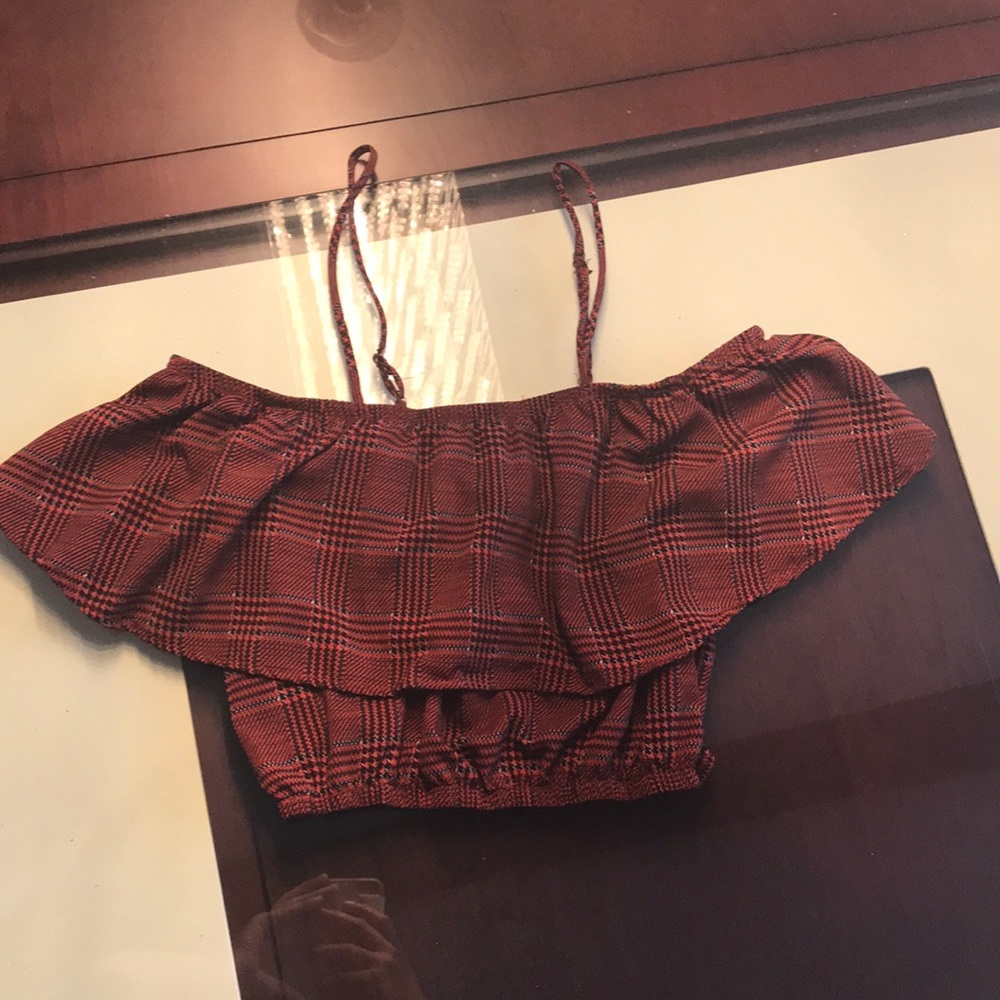 Plaid Crop Top